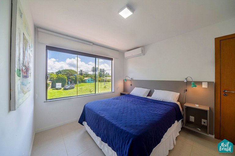 Apto Superior com Vista da Piscina em Imbassaí - D104