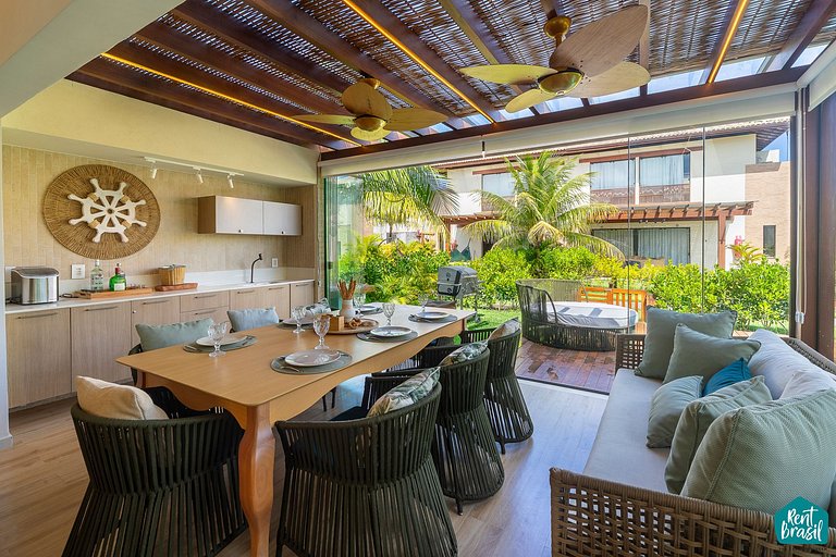 Modern Village with Pool, 3 bedrooms in Imbassaí