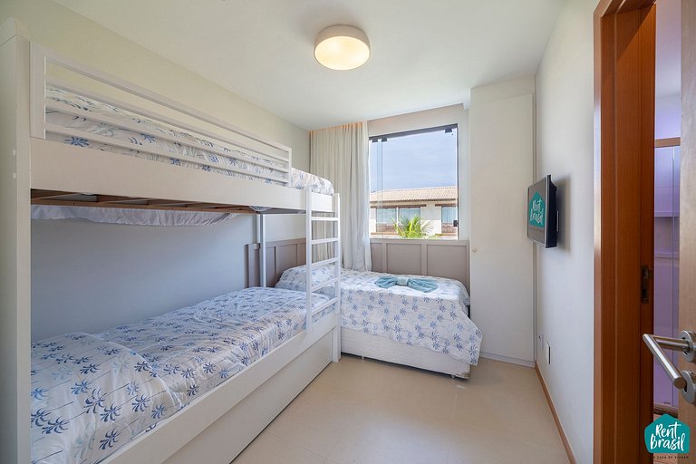 Modern Village with Pool, 3 bedrooms in Imbassaí