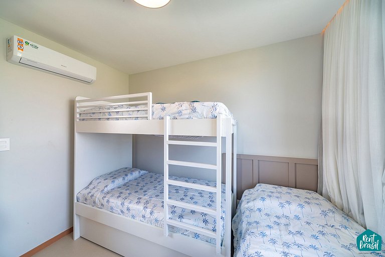 Moderno Village com Piscina 3 quartos em Imbassaí