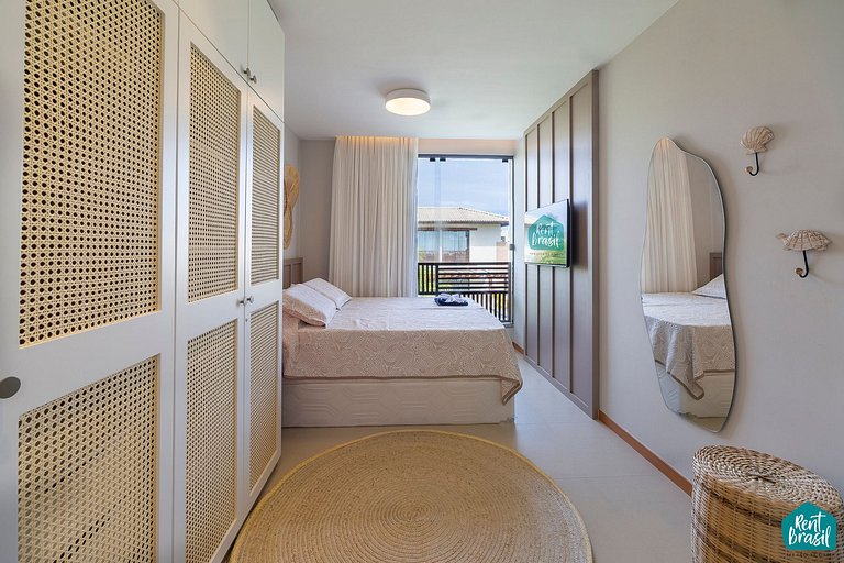 Moderno Village com Piscina 3 quartos em Imbassaí