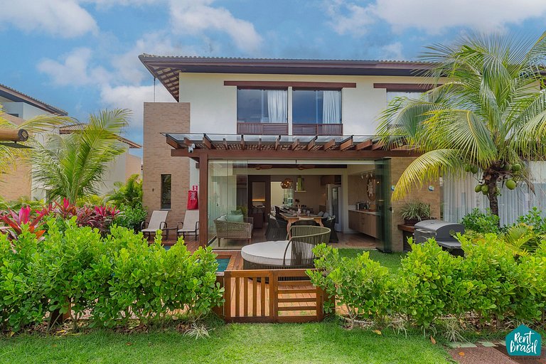 Moderno Village com Piscina em Imbassaí - J02