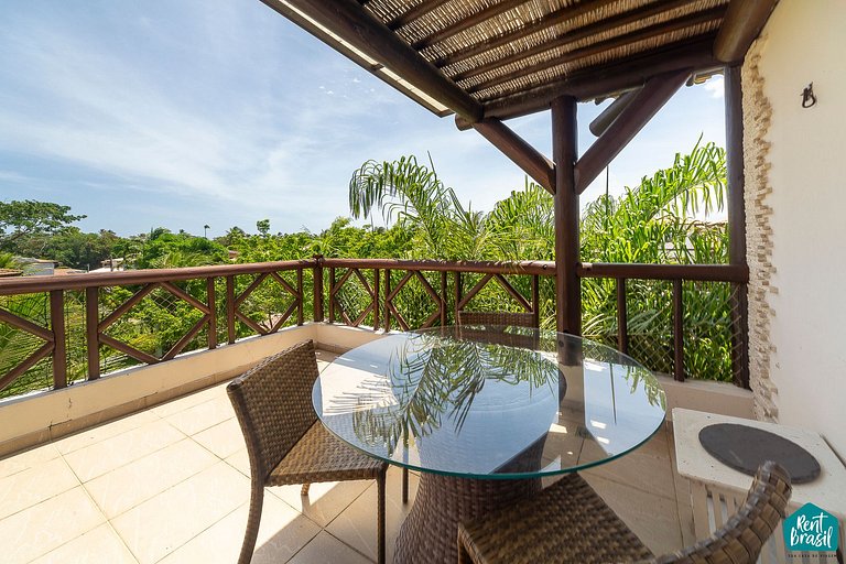 Precioso pueblo de 3 habitaciones en Praia do Forte