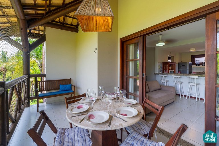 Lindo Village de 3 quartos em Praia do Forte