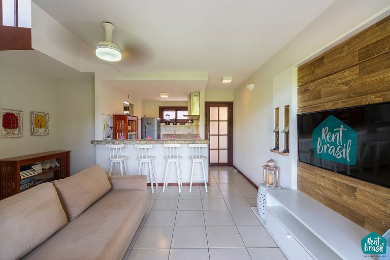 Precioso pueblo de 3 habitaciones en Praia do Forte