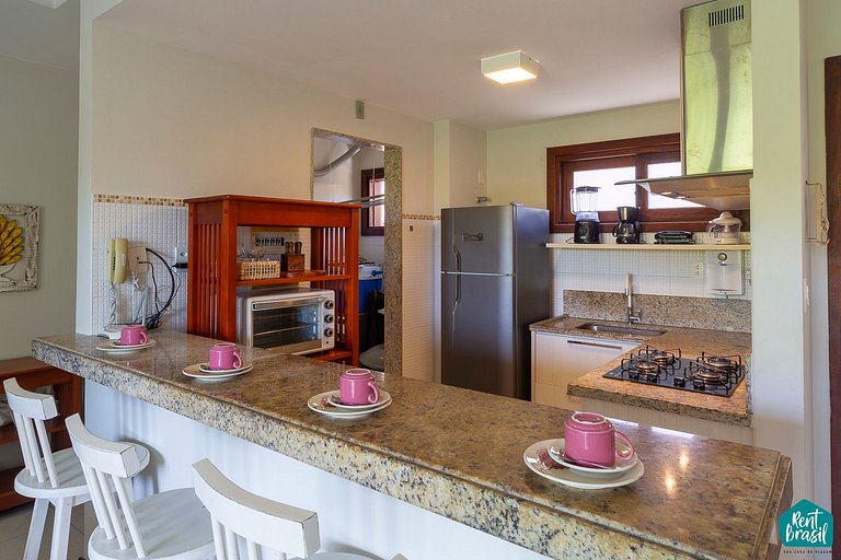 Precioso pueblo de 3 habitaciones en Praia do Forte