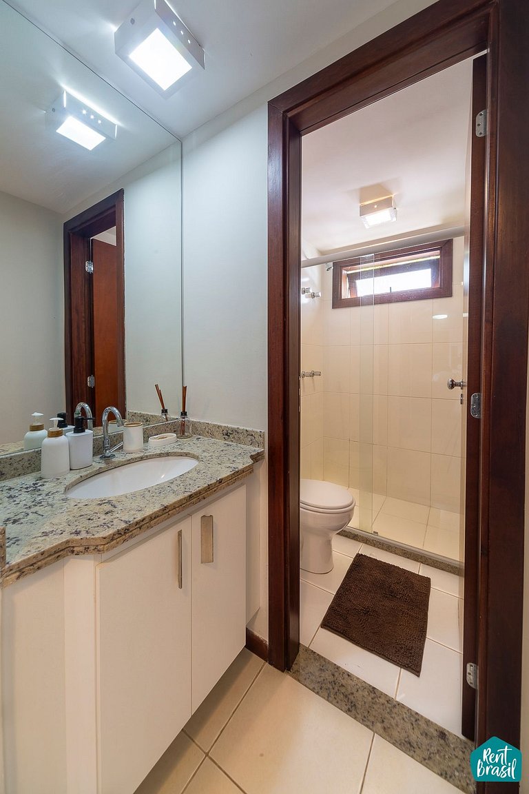 Precioso pueblo de 3 habitaciones en Praia do Forte