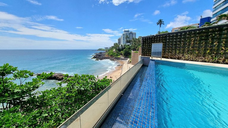 Beautiful one-bedroom apartment in Ondina - Beach Class