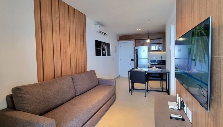 Lindo Apto 1610 quarto e sala em Ondina | Beach Class