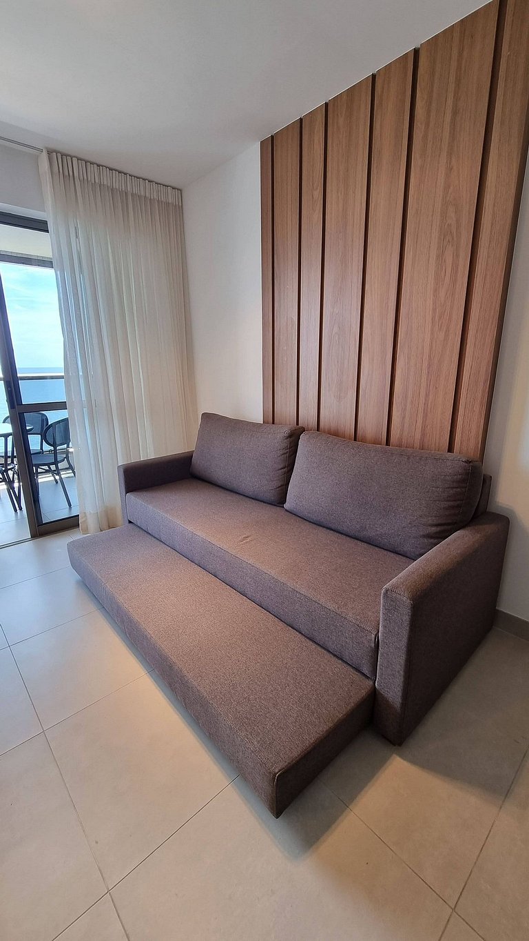 Lindo Apto 1610 quarto e sala em Ondina | Beach Class
