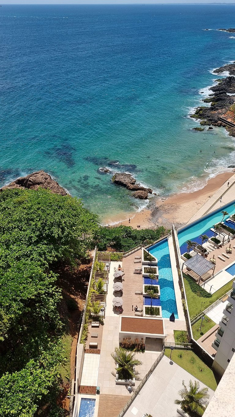 Beautiful one-bedroom apartment in Ondina - Beach Class