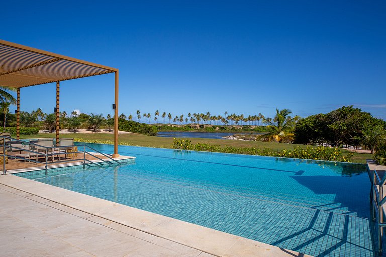 Luxuosa Casa 178 com 5 suítes em Sauípe