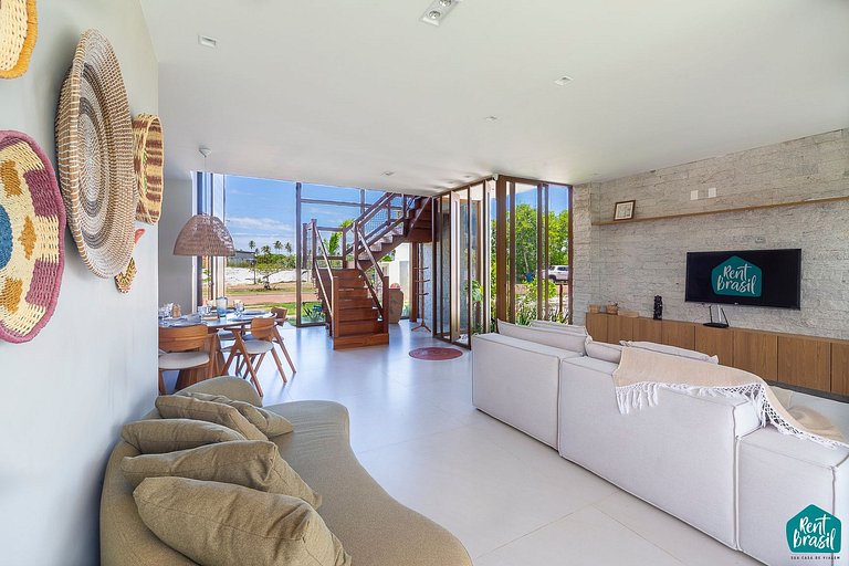 Luxuosa Casa 178 com 5 suítes em Sauípe