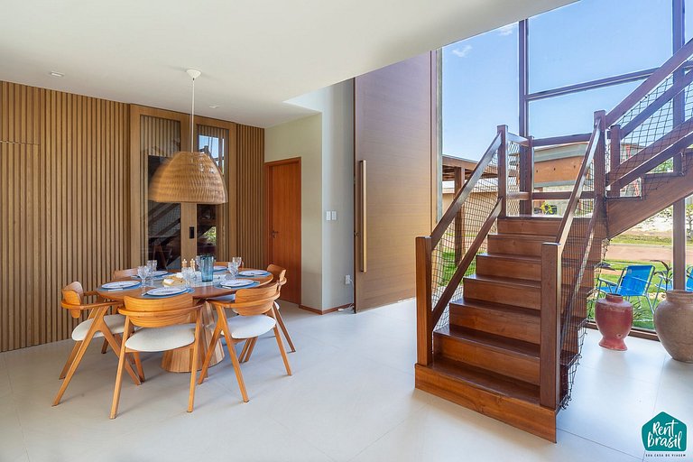 Luxuosa Casa 178 com 5 suítes em Sauípe