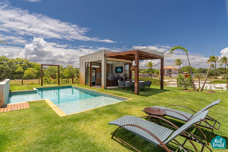 Luxuosa Casa 178 com 5 suítes em Sauípe