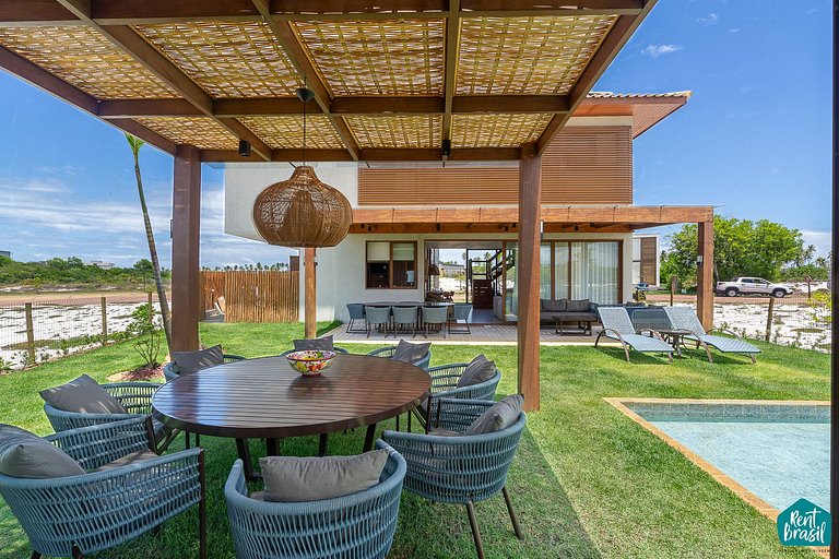 Luxuosa Casa 178 com 5 suítes em Sauípe