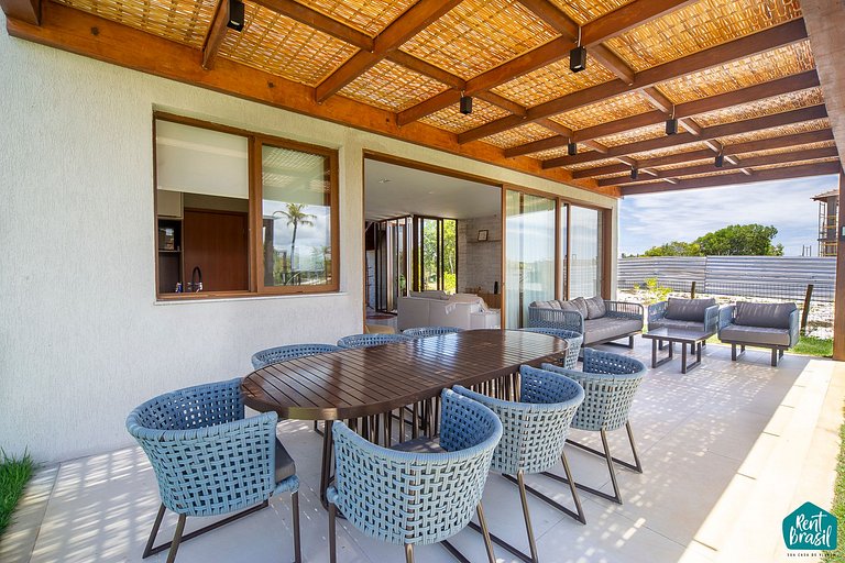Luxuosa Casa 178 com 5 suítes em Sauípe