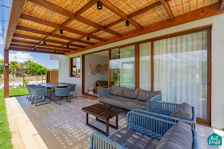 Luxuosa Casa 178 com 5 suítes em Sauípe
