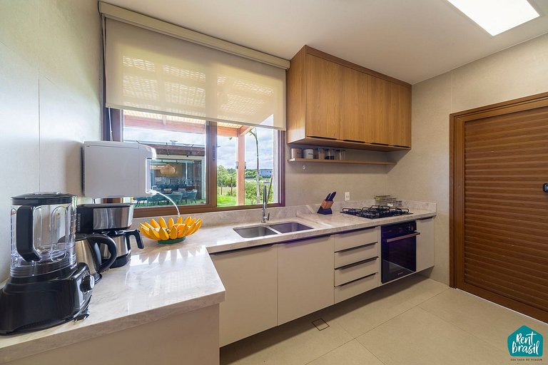 Luxuosa Casa 178 com 5 suítes em Sauípe
