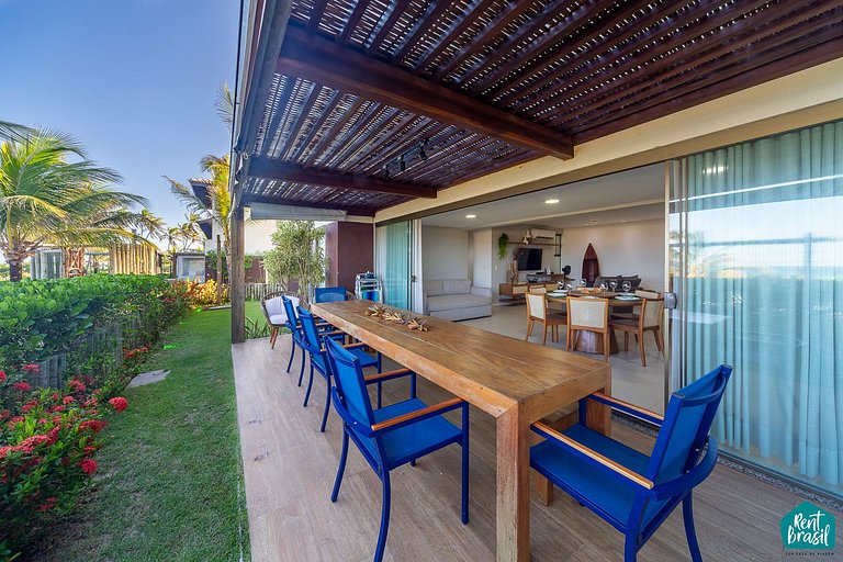 Apartamento en planta baja con vistas al mar en Imbassaí