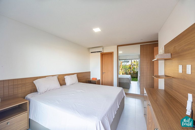 Ground Floor Apartment Facing the Sea in Imbassaí