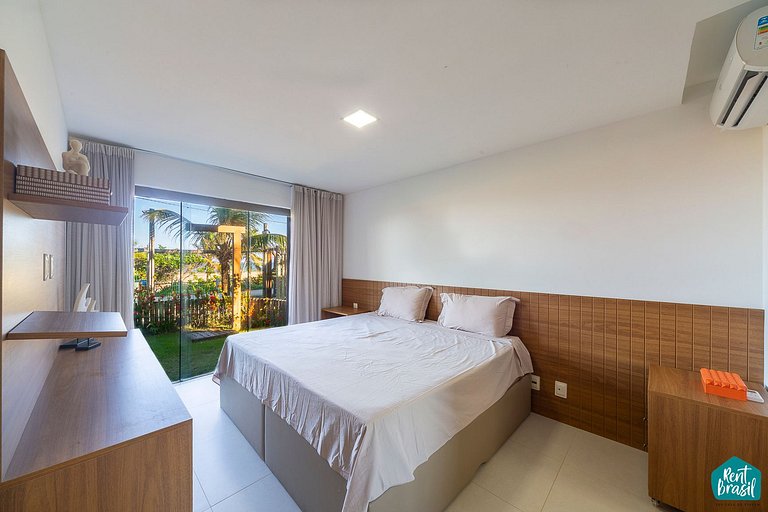 Apartamento en planta baja con vistas al mar en Imbassaí