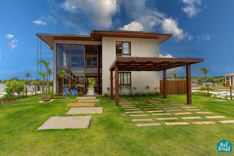 Luxuosa Casa 178 com 5 suítes em Sauípe