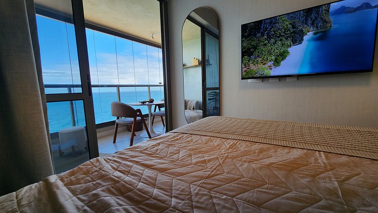 Beautiful one-bedroom apartment in Ondina - Beach Class