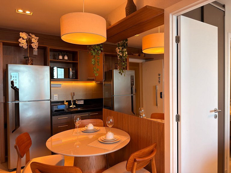 Lindo Apto 1610 quarto e sala em Ondina | Beach Class