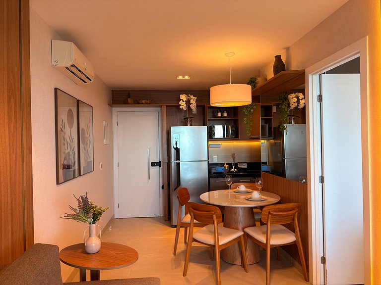 Beautiful one-bedroom apartment in Ondina - Beach Class