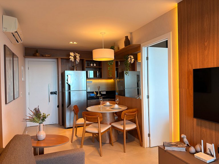 Lindo Apto 1610 quarto e sala em Ondina | Beach Class