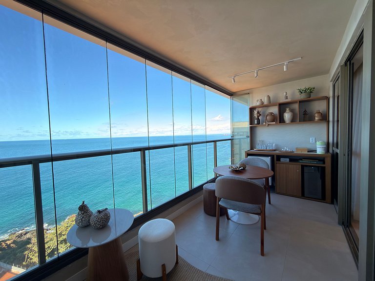 Lindo Apto 1610 quarto e sala em Ondina | Beach Class