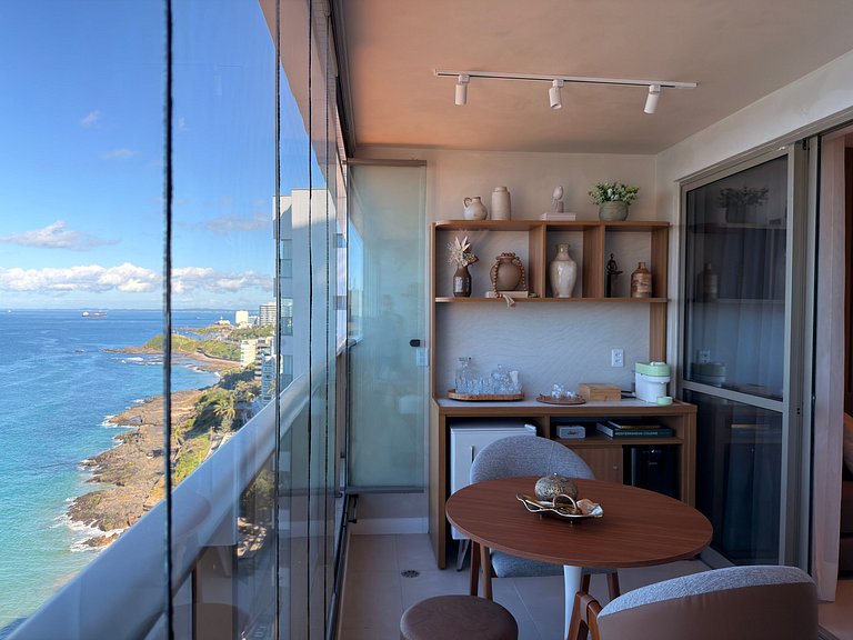 Beautiful one-bedroom apartment in Ondina - Beach Class